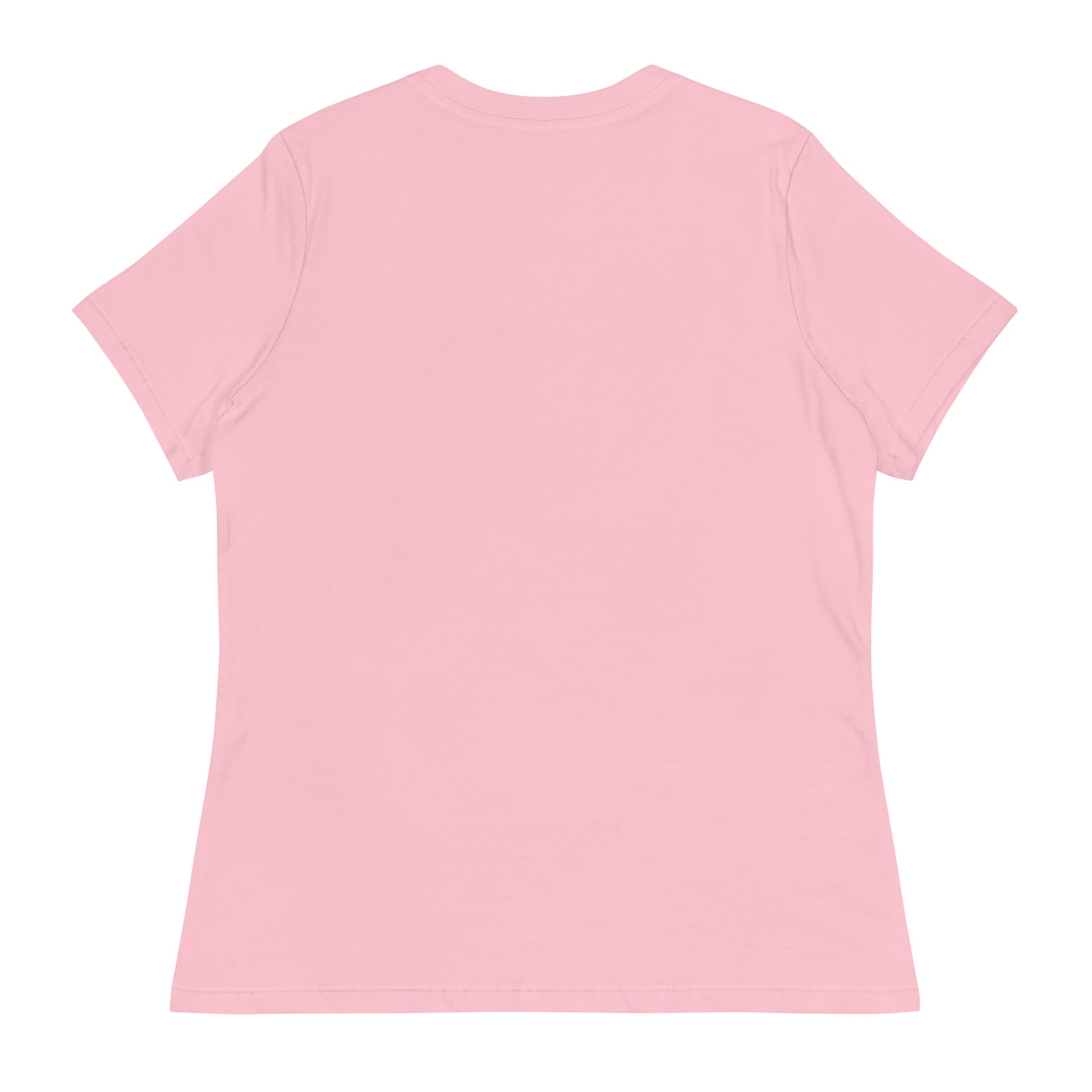 Plain pink t-shirt on a white background