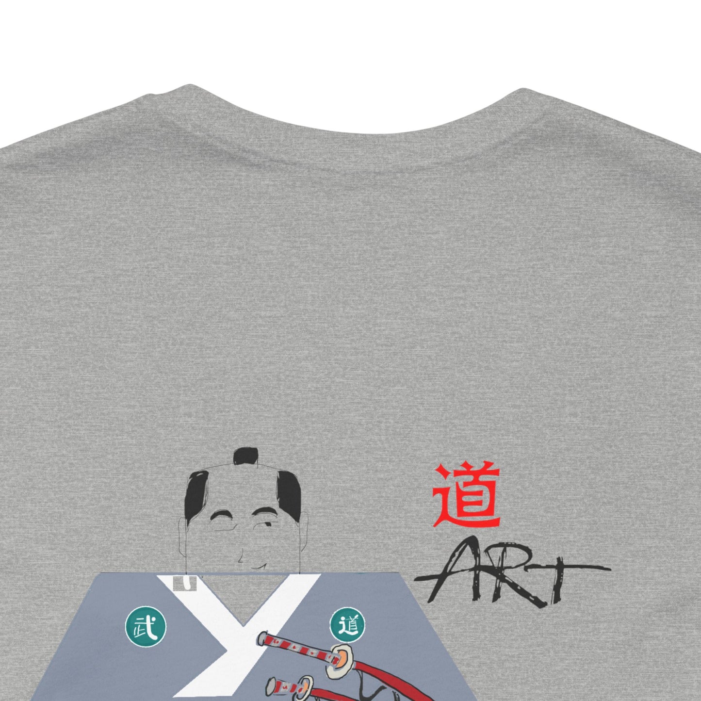 日式武术主题 T 恤 - 传统风格印花 - 舒适休闲上衣 | 趣穿码