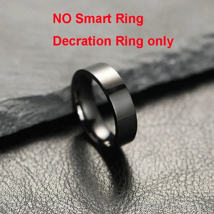 Unisex Waterproof Smart Ring - Monitoring Guard for Heart Rate Blood Pressure Sleep & Activity Tracking | FunWearCode's Selection