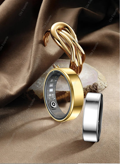 Unisex Waterproof Smart Ring - Monitoring Guard for Heart Rate Blood Pressure Sleep & Activity Tracking | FunWearCode's Selection