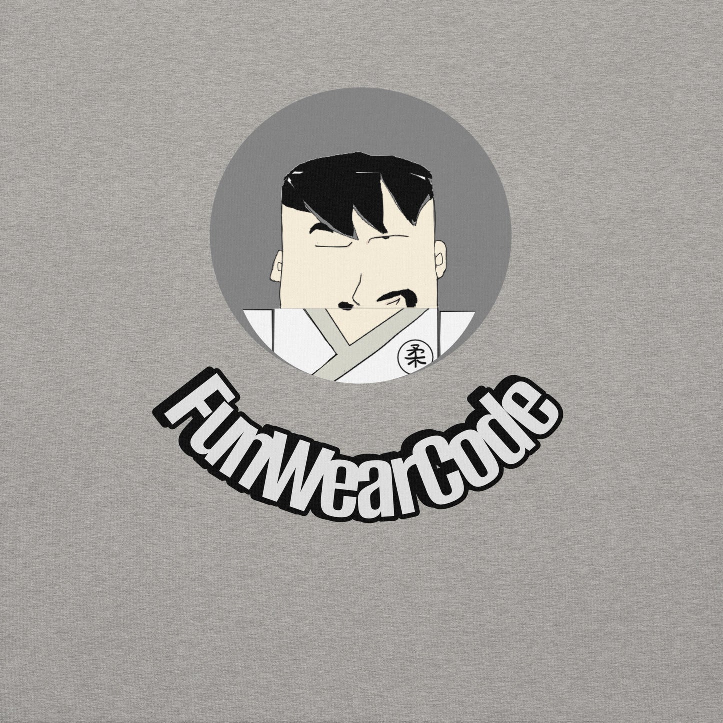 柔道卡通印花连帽衫 —— 趣味武道风 | FunWearCode