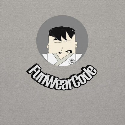 柔道卡通印花连帽衫 —— 趣味武道风 | FunWearCode