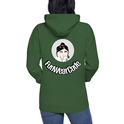 Judo Lady Graphic Cartoon Hoodie – Fun Martial Arts Sweatshirt | FunWearCode