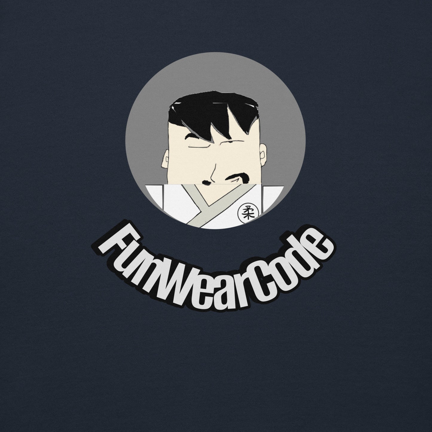 柔道卡通印花连帽衫 —— 趣味武道风 | FunWearCode