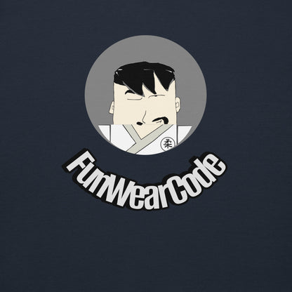 柔道卡通印花连帽衫 —— 趣味武道风 | FunWearCode