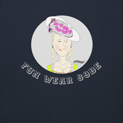 Trendy Vintage English Lady Hoodie – Stylish Retro Streetwear | FunWearCode