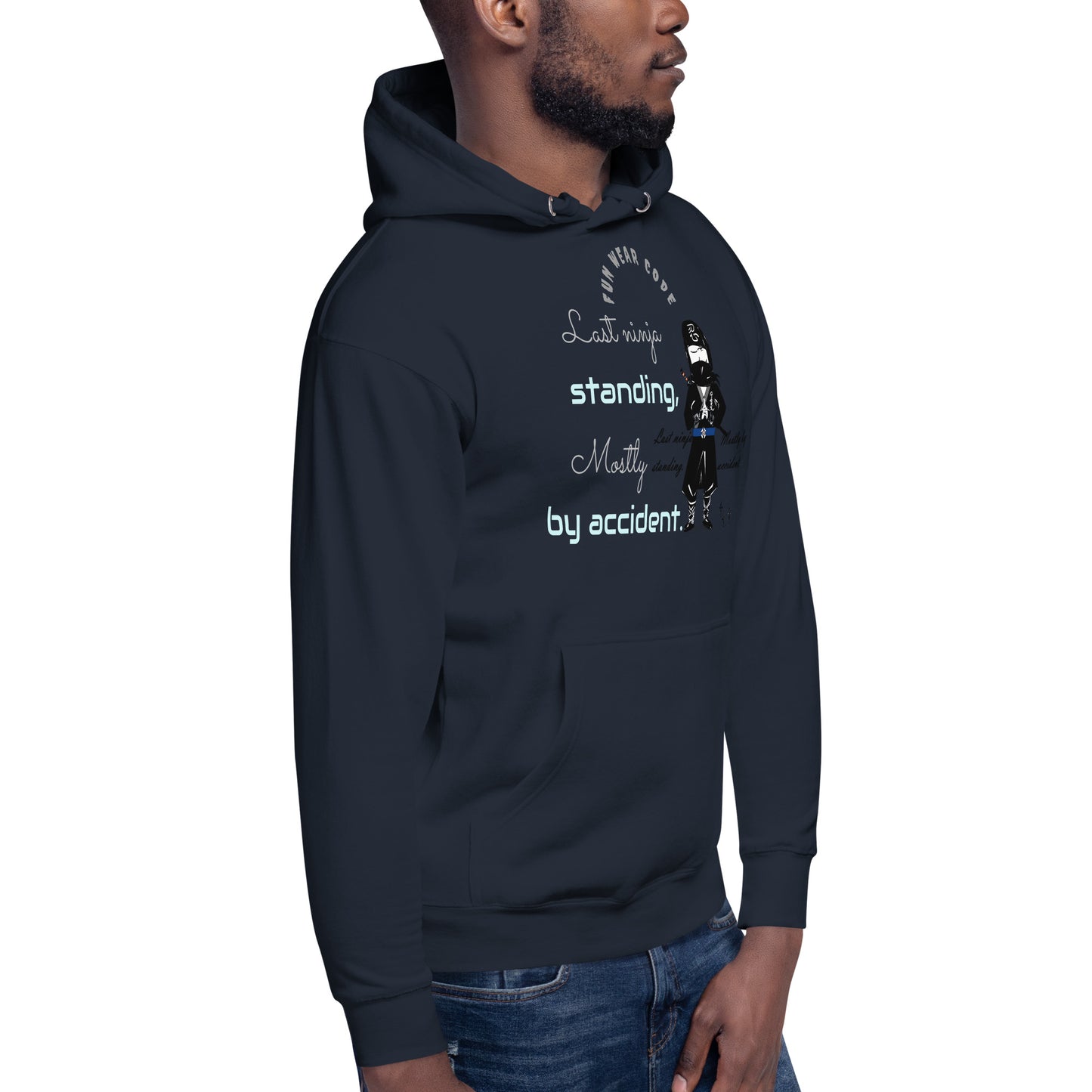 Premium Pullover Hoodie – Unique Whimsical Ninja Graphic Design | FunWearCode