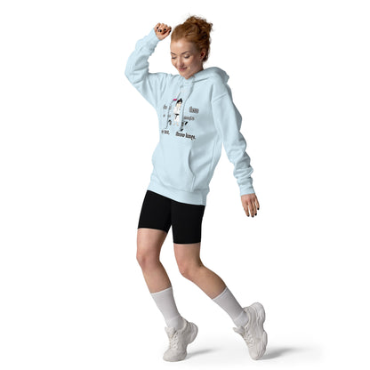 Judo Lady Graphic Cartoon Hoodie – Fun Martial Arts Sweatshirt | FunWearCode