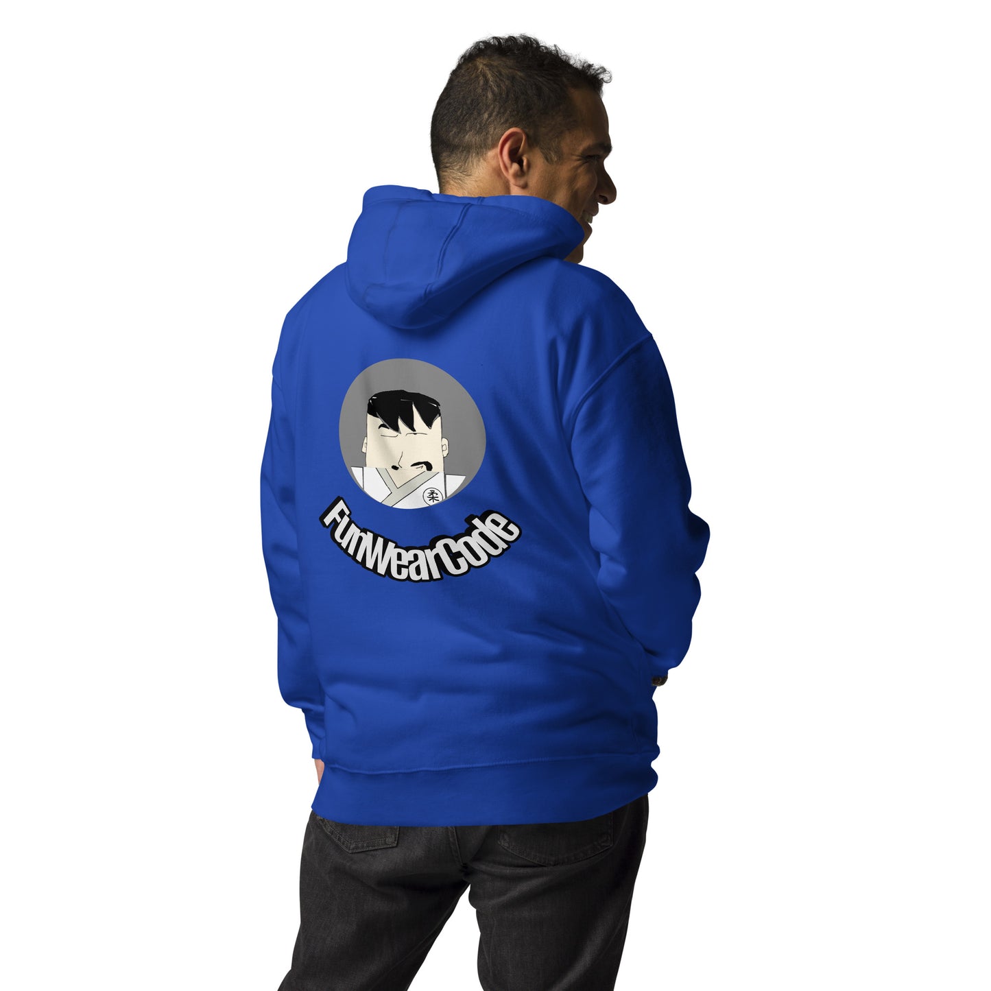 柔道卡通印花连帽衫 —— 趣味武道风 | FunWearCode