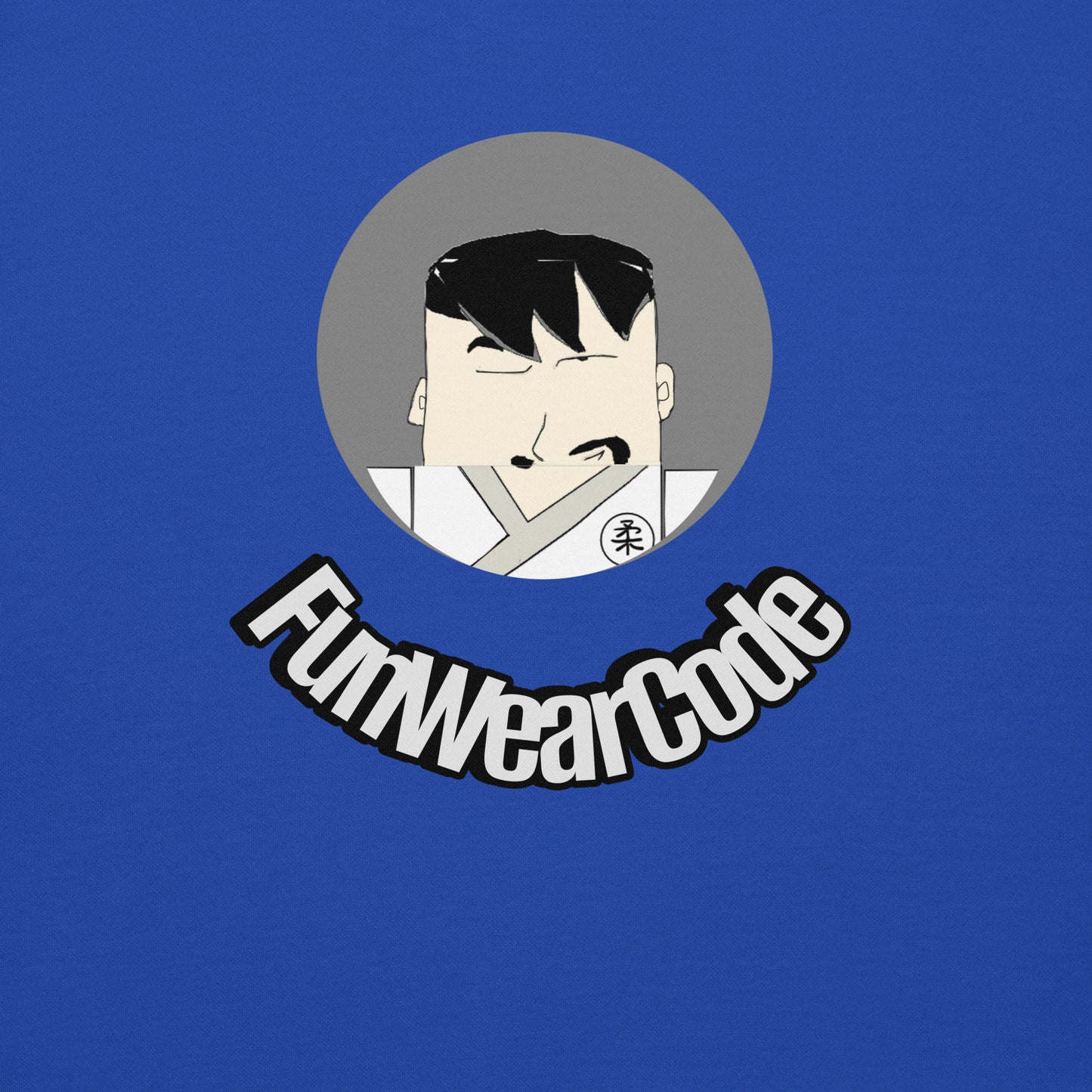 柔道卡通印花连帽衫 —— 趣味武道风 | FunWearCode