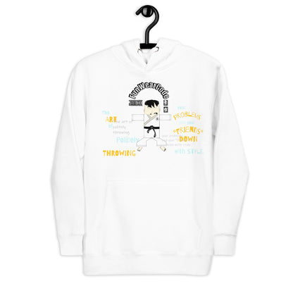 柔道卡通印花连帽衫 —— 趣味武道风 | FunWearCode