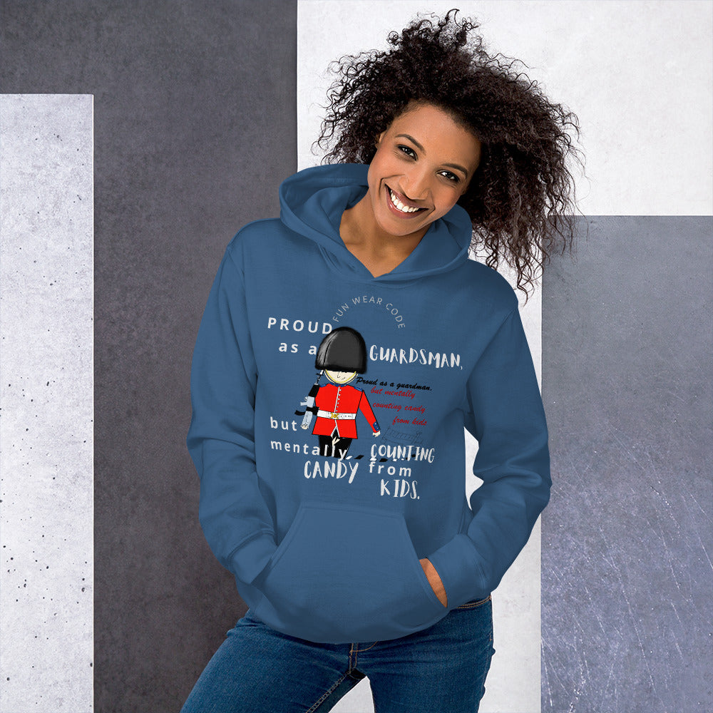 Unisex Cozy Hoodie – Fun Royal Guardsman Graphic Design | FunWearCode