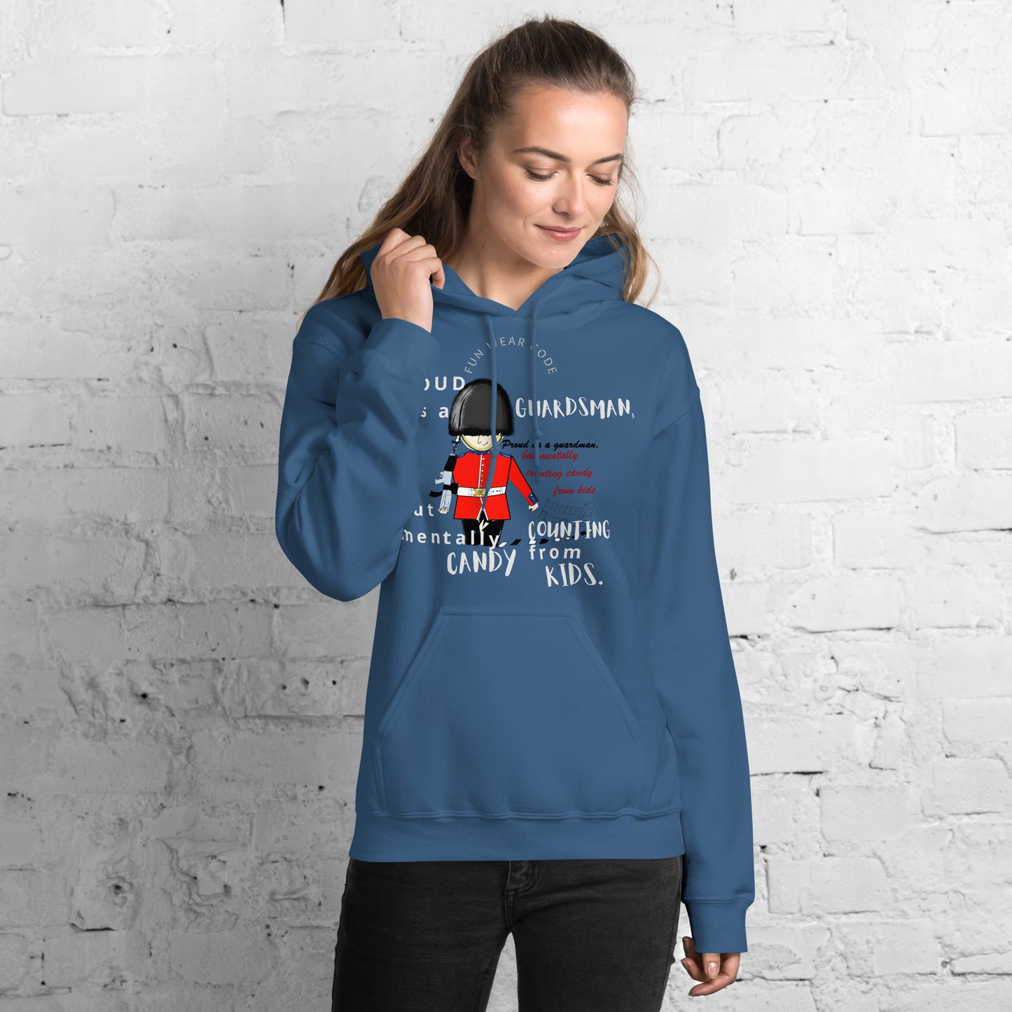 Unisex Cozy Hoodie – Fun Royal Guardsman Graphic Design | FunWearCode