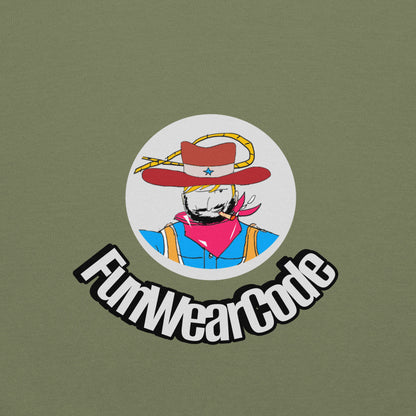 Unisex Cowboy Graphic Hoodie – Vintage Western Style Design | FunWearCode