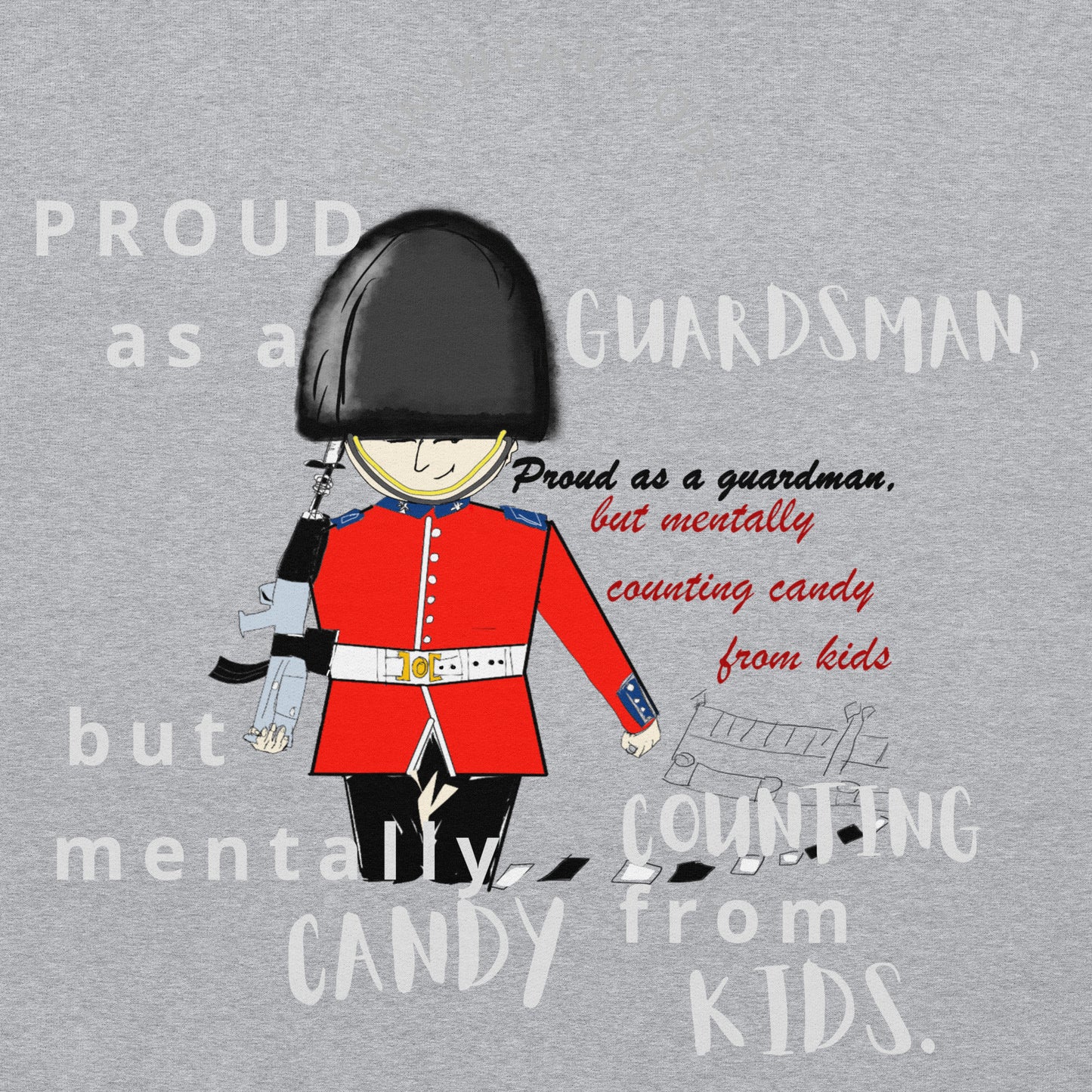 Unisex Cozy Hoodie – Fun Royal Guardsman Graphic Design | FunWearCode