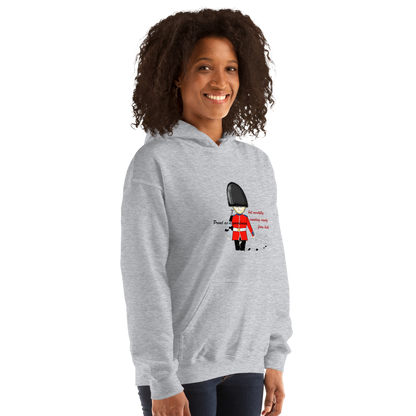 趣味皇家卫兵印花卫衣 - 男女同款宽松连帽衫 - 情侣闺蜜装 - 休闲百搭潮牌 | 趣穿码