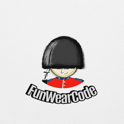 趣味皇家卫兵印花卫衣 - 男女同款宽松连帽衫 - 情侣闺蜜装 - 休闲百搭潮牌 | 趣穿码