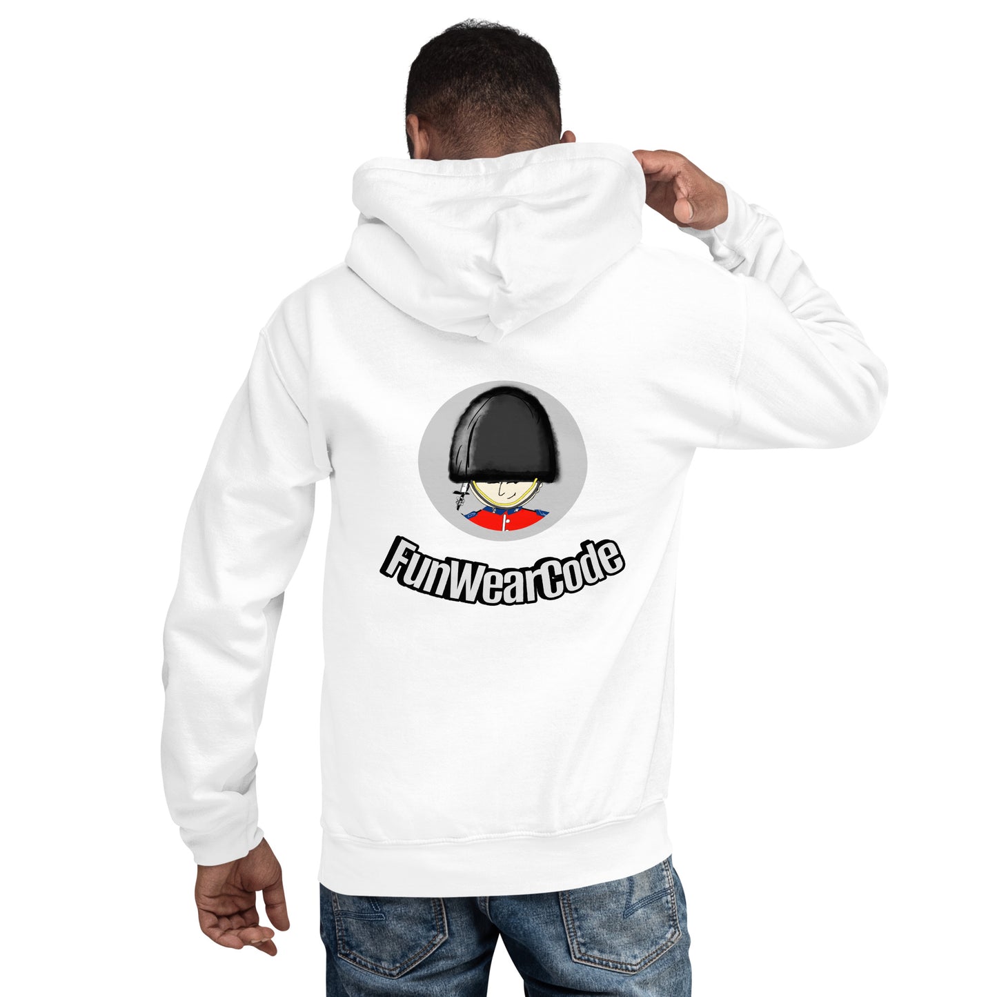 Unisex Cozy Hoodie – Fun Royal Guardsman Graphic Design | FunWearCode