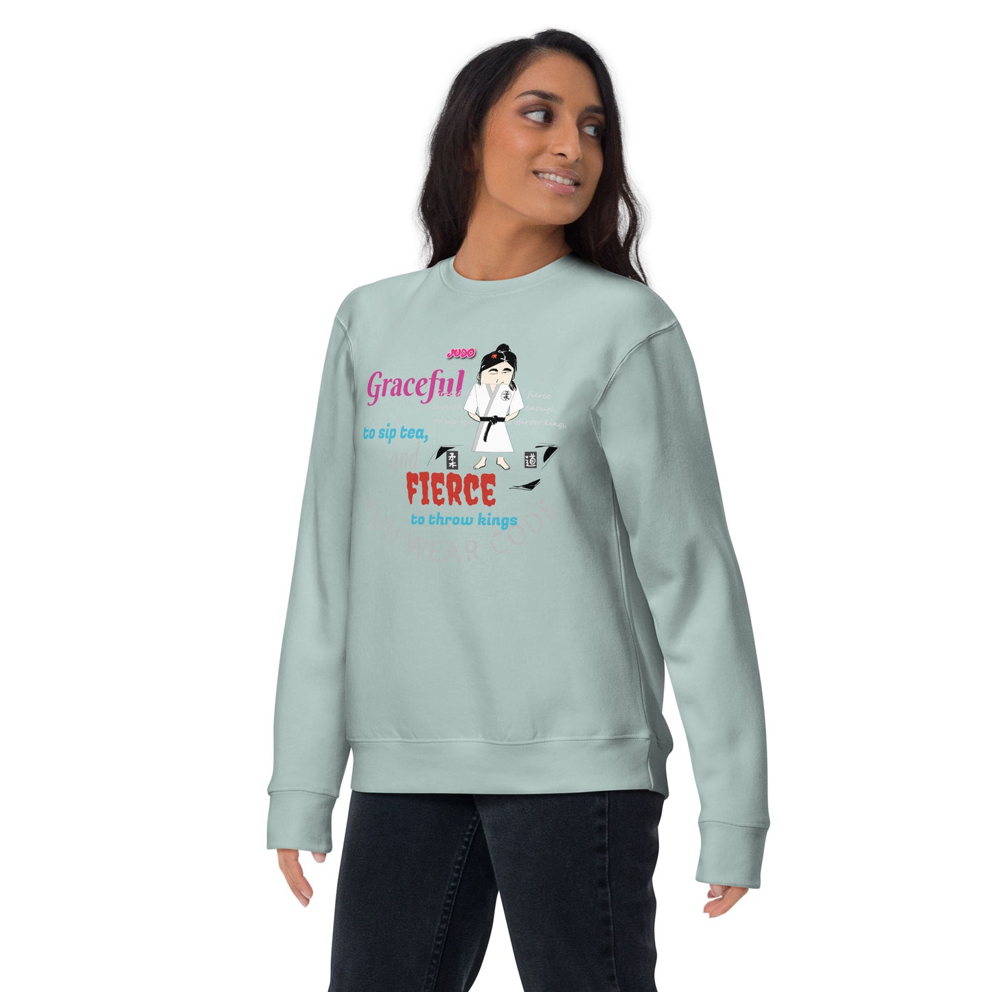 Judo Lady Long Sleeve Tee – Stylish Martial Arts Inspired Sweatshirt | FunWearCode