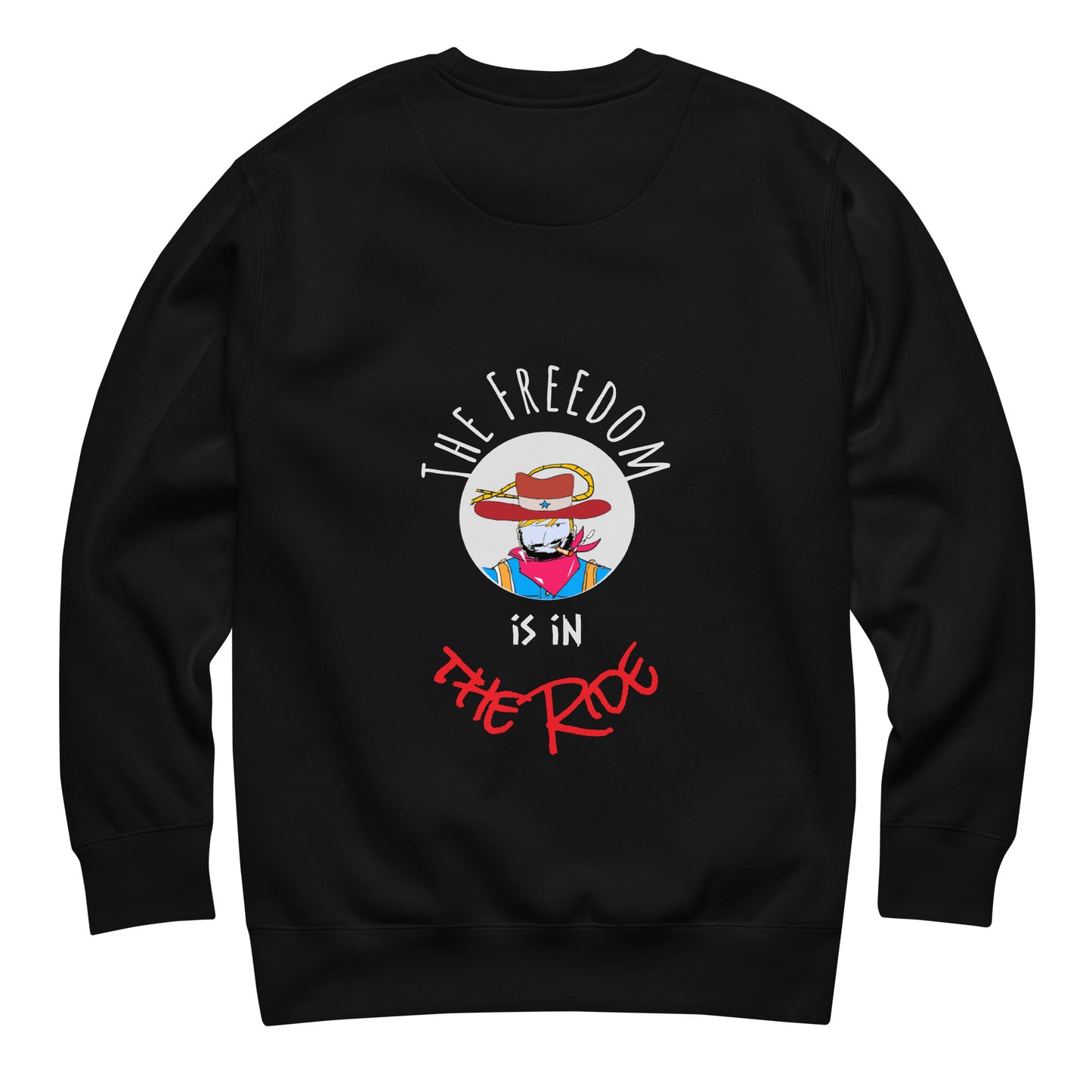 Premium Cozy Long Sleeve T-shirt – Classic Cowboy Graphic Sweatshirt | FunWearCode
