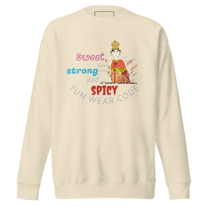 高端长袖 T 恤 —— 趣味泰国仕女印花款 | FunWearCode