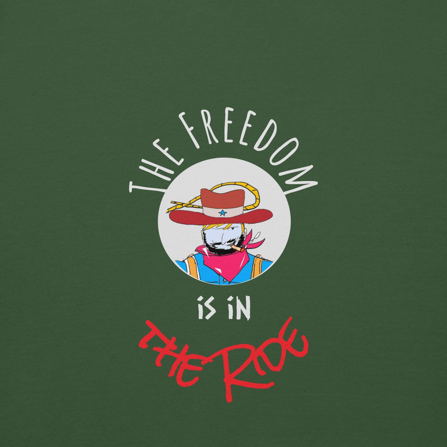 Premium Cozy Long Sleeve T-shirt – Classic Cowboy Graphic Sweatshirt | FunWearCode