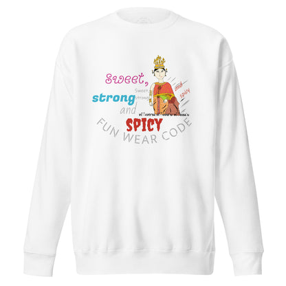 高端长袖 T 恤 —— 趣味泰国仕女印花款 | FunWearCode