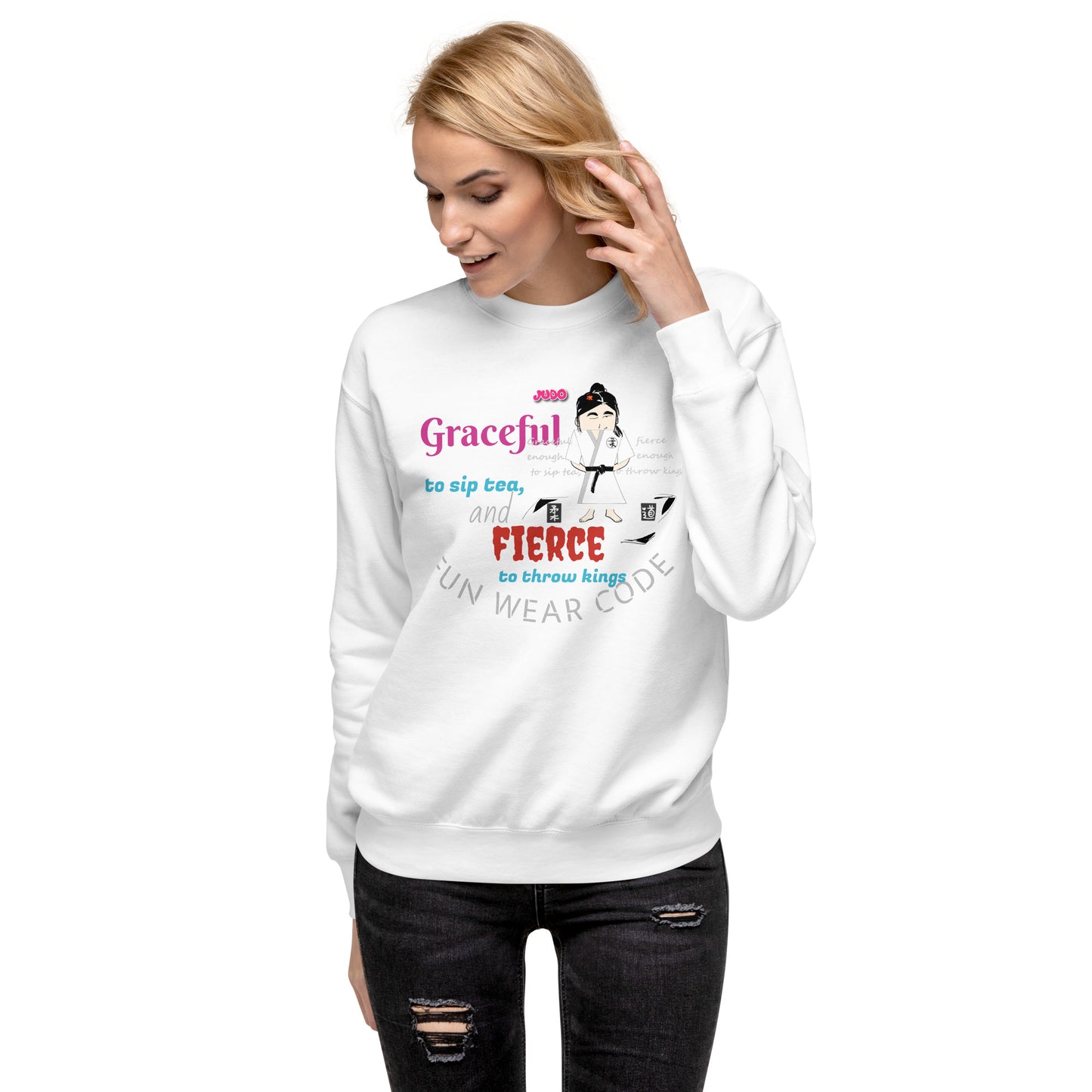 Karate Lady Long Sleeve Tee – Stylish Martial Arts Inspired Shirt | FunWearCode