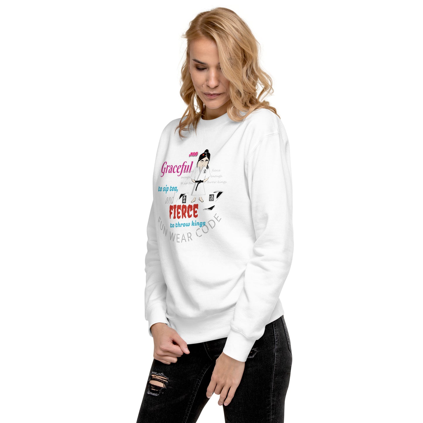 Judo Lady Long Sleeve Tee – Stylish Martial Arts Inspired Sweatshirt | FunWearCode