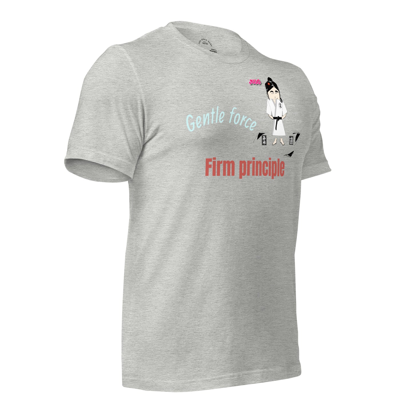 Lady Judo Theme T-Shirt – Comfortable Martial Arts Graphic Tee | FunWearCode