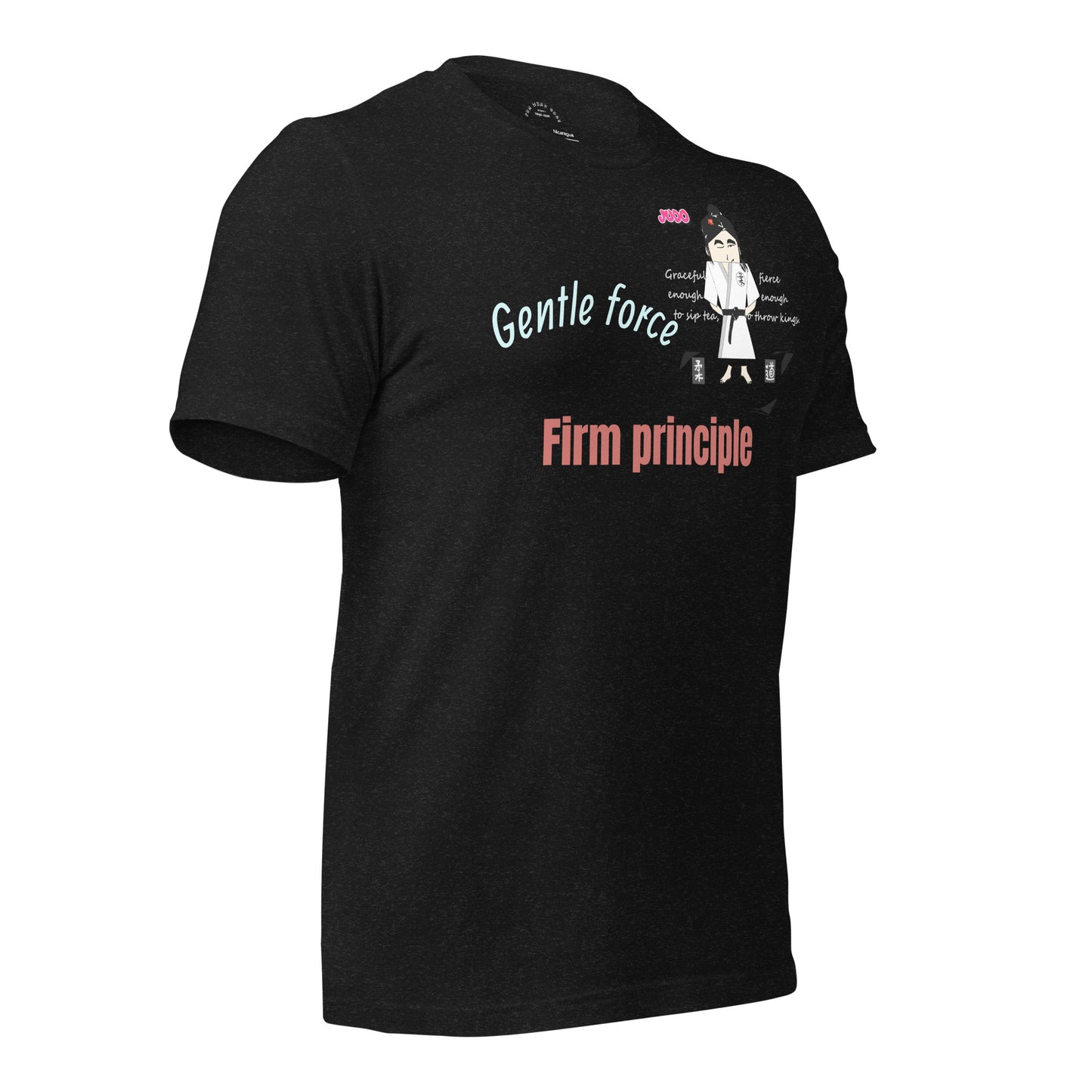 Lady Judo Theme T-Shirt – Comfortable Martial Arts Graphic Tee | FunWearCode