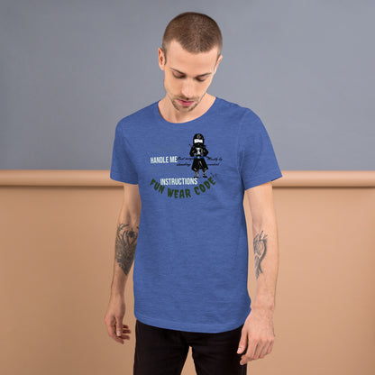 Playful Ninja Theme  T-Shirt – Japanese Martial Arts Iconic Tee | FunWearCode