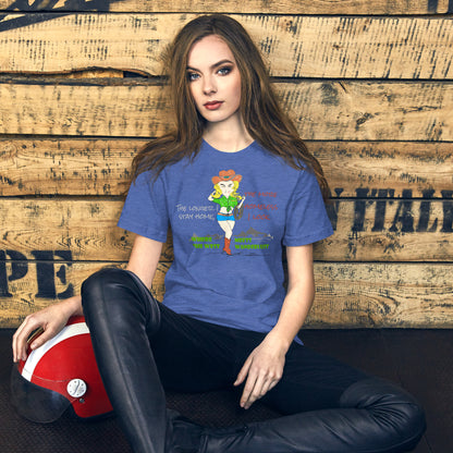 Classic Cowgirl Graphic T-shirt - American Style Tee for Fun-Loving Souls | FunWearCode