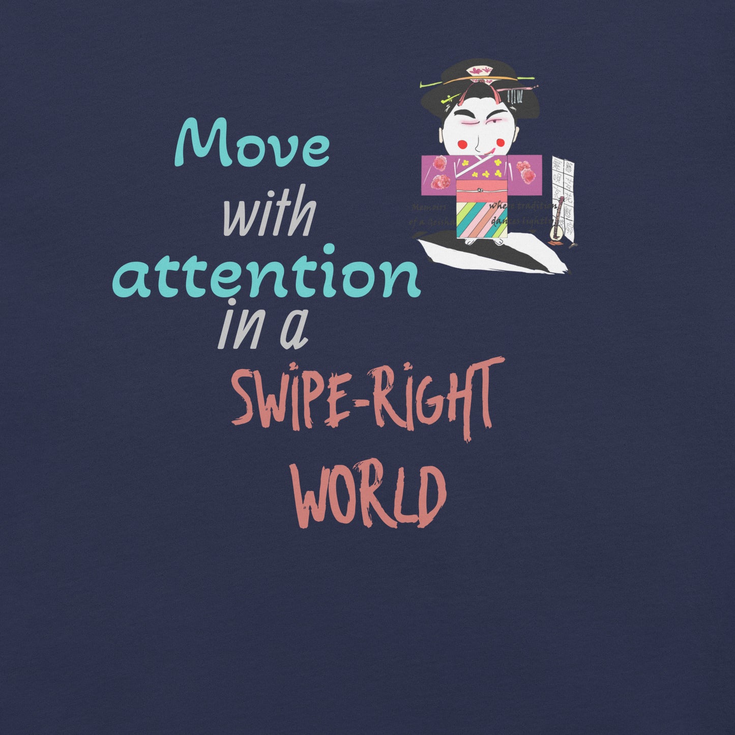 Unisex Fun Geisha T-Shirt - Vintage Japanese Iconic Tee | FunWearCode