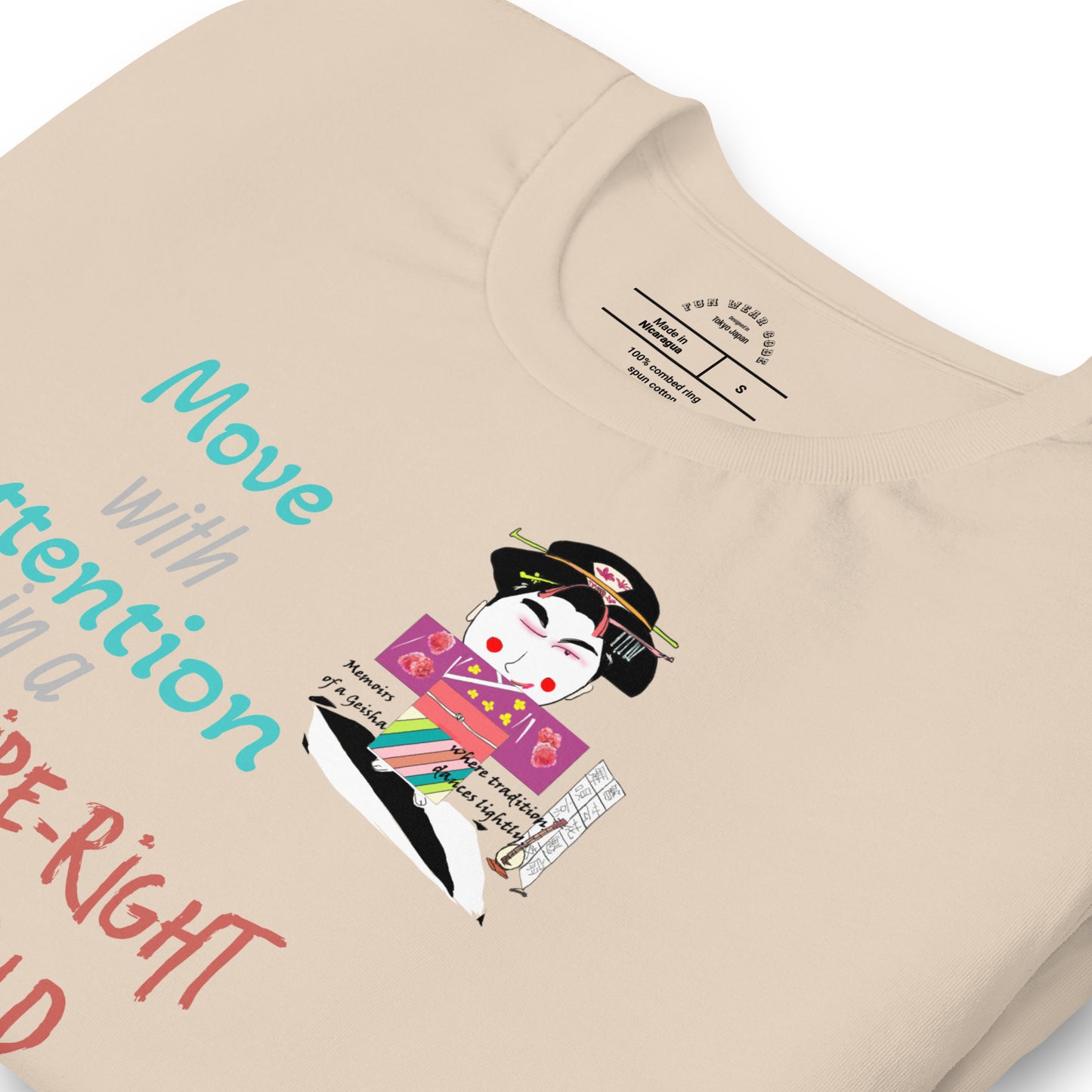 Unisex Fun Geisha T-Shirt - Vintage Japanese Iconic Tee | FunWearCode