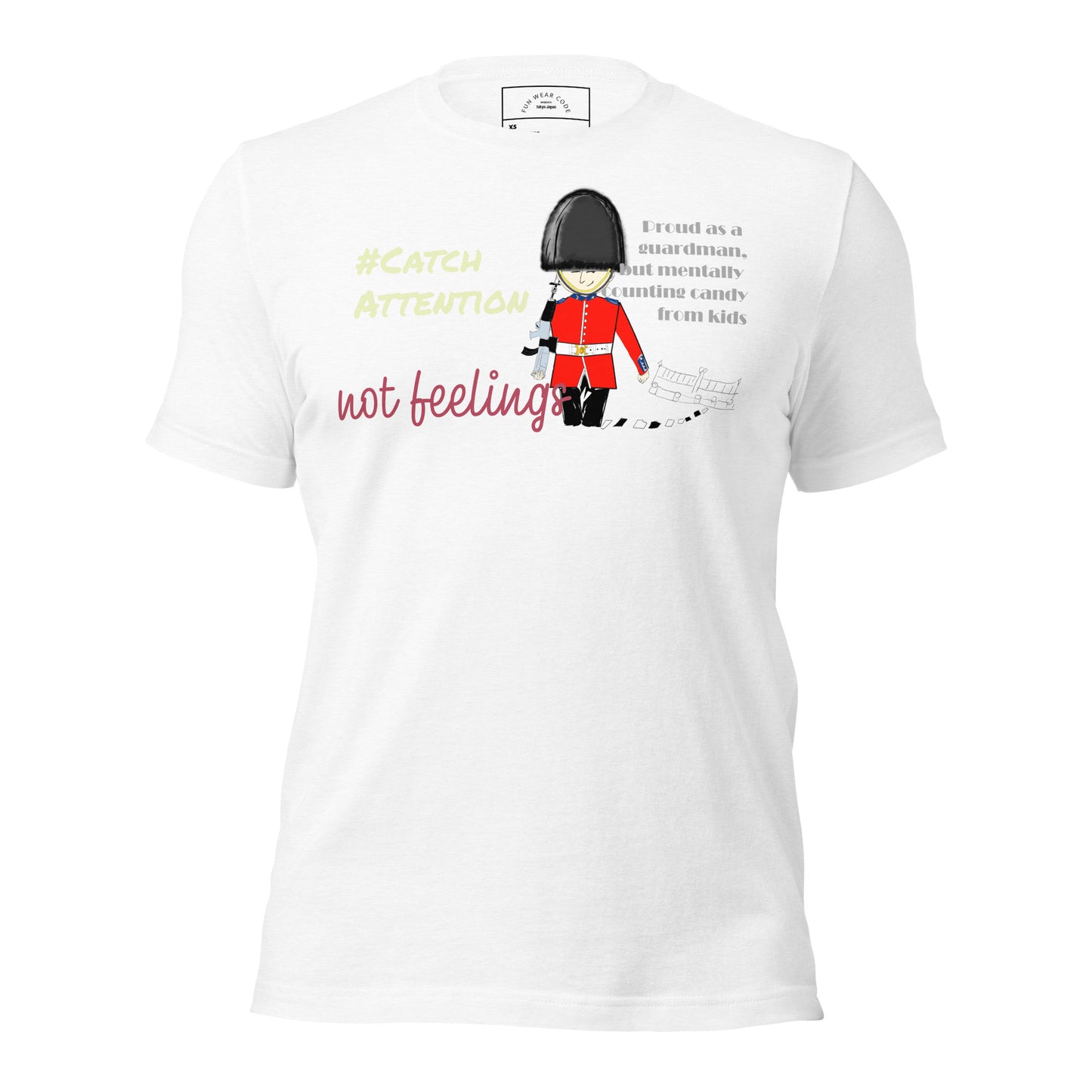Unisex Guardsman T-shirt - Classic English Style Tee for Fun-Loving Souls | FunWearCode
