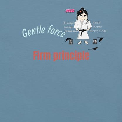 Lady Judo Theme T-Shirt – Comfortable Martial Arts Graphic Tee | FunWearCode