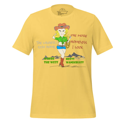 Classic Cowgirl Graphic T-shirt - American Style Tee for Fun-Loving Souls | FunWearCode