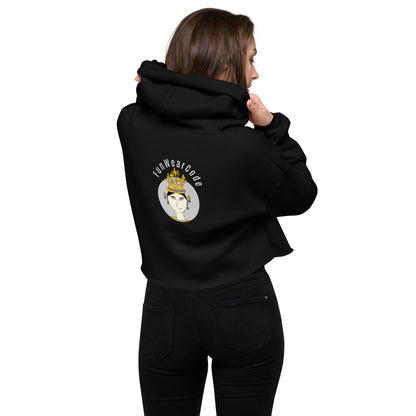 潮流舒适女士短款连帽衫 —— 玩趣醒目泰国标志性设计 | FunWearCode