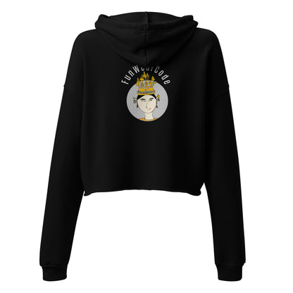 潮流舒适女士短款连帽衫 —— 玩趣醒目泰国标志性设计 | FunWearCode