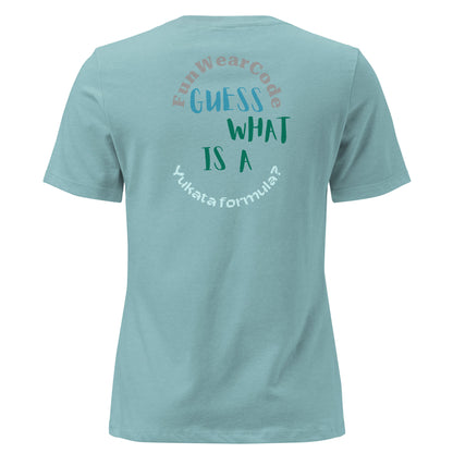 女士浴衣T恤 - 日系宽松和风上衣 - 软糯修身显瘦慵懒风休闲Tee | 趣穿码